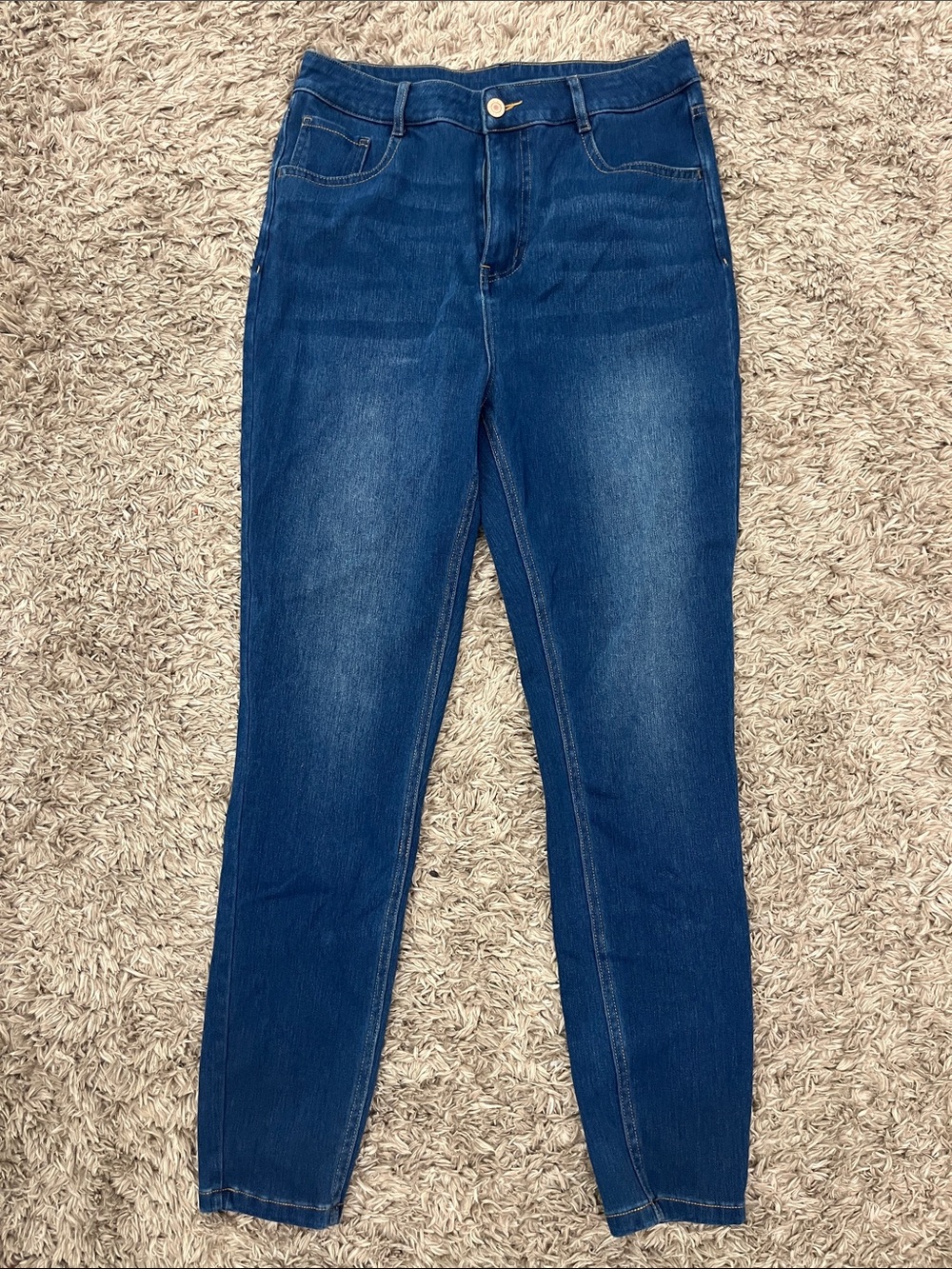 HALARA Women’s Skinny Jeans in Dark Blue Wash